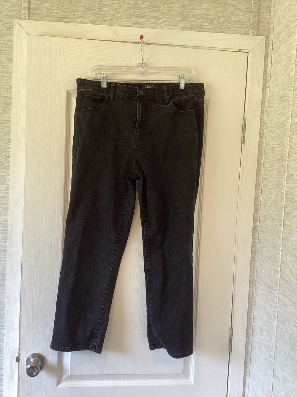 Curve Appeal High-Rise Black Skinny Jeans 14/32 EUC
